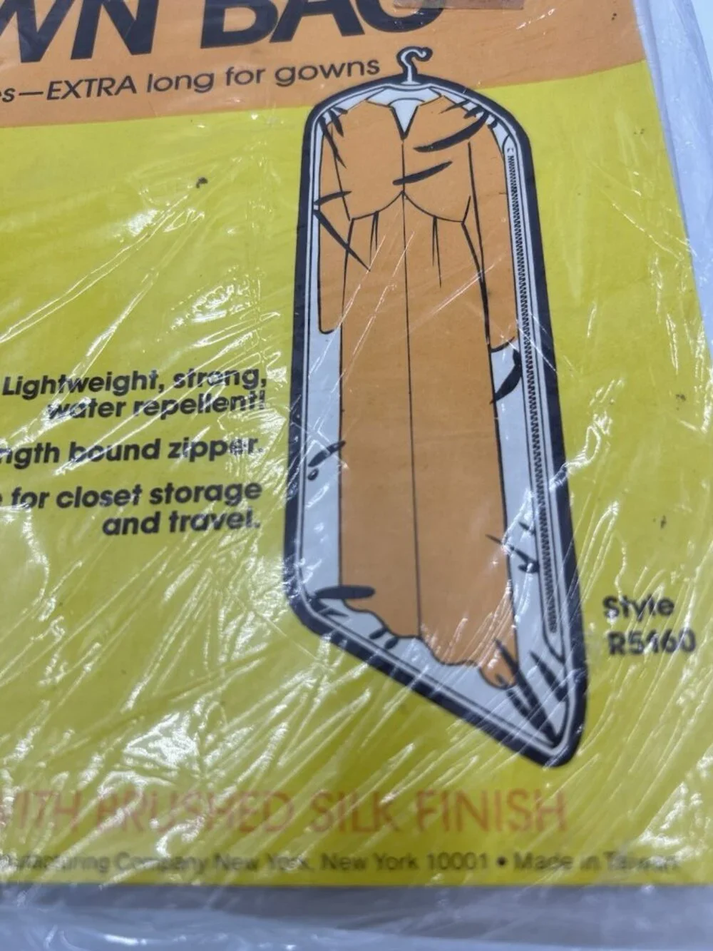 Vintage Scovill Princess House Gown Bag Dress Closet Organizer New Sealed 24x60